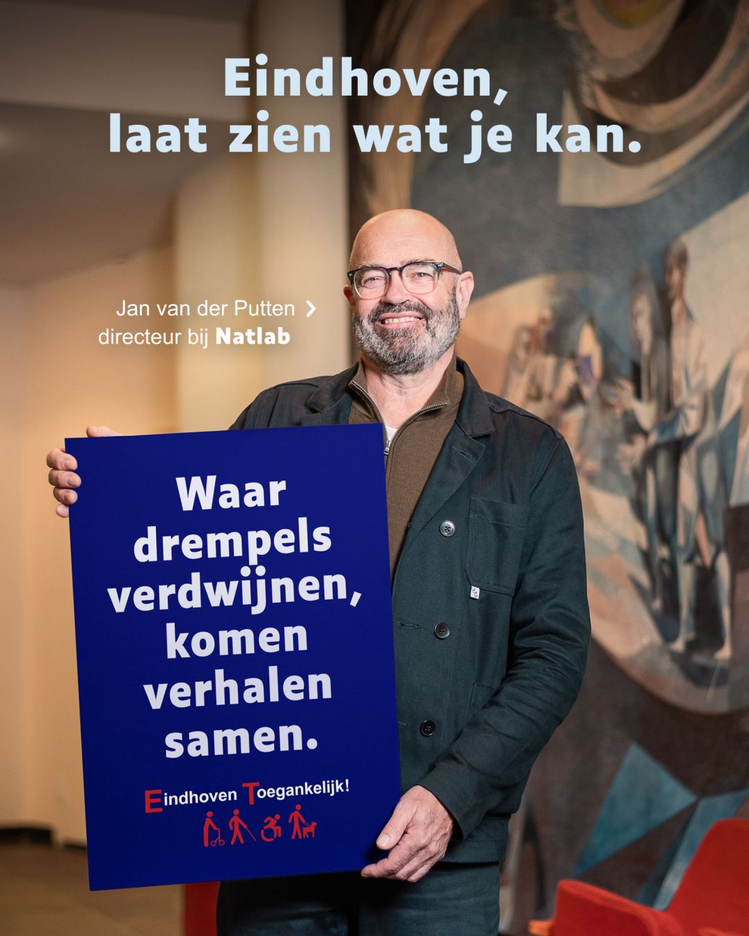 Portret van Jan van der Putten bij Natlab